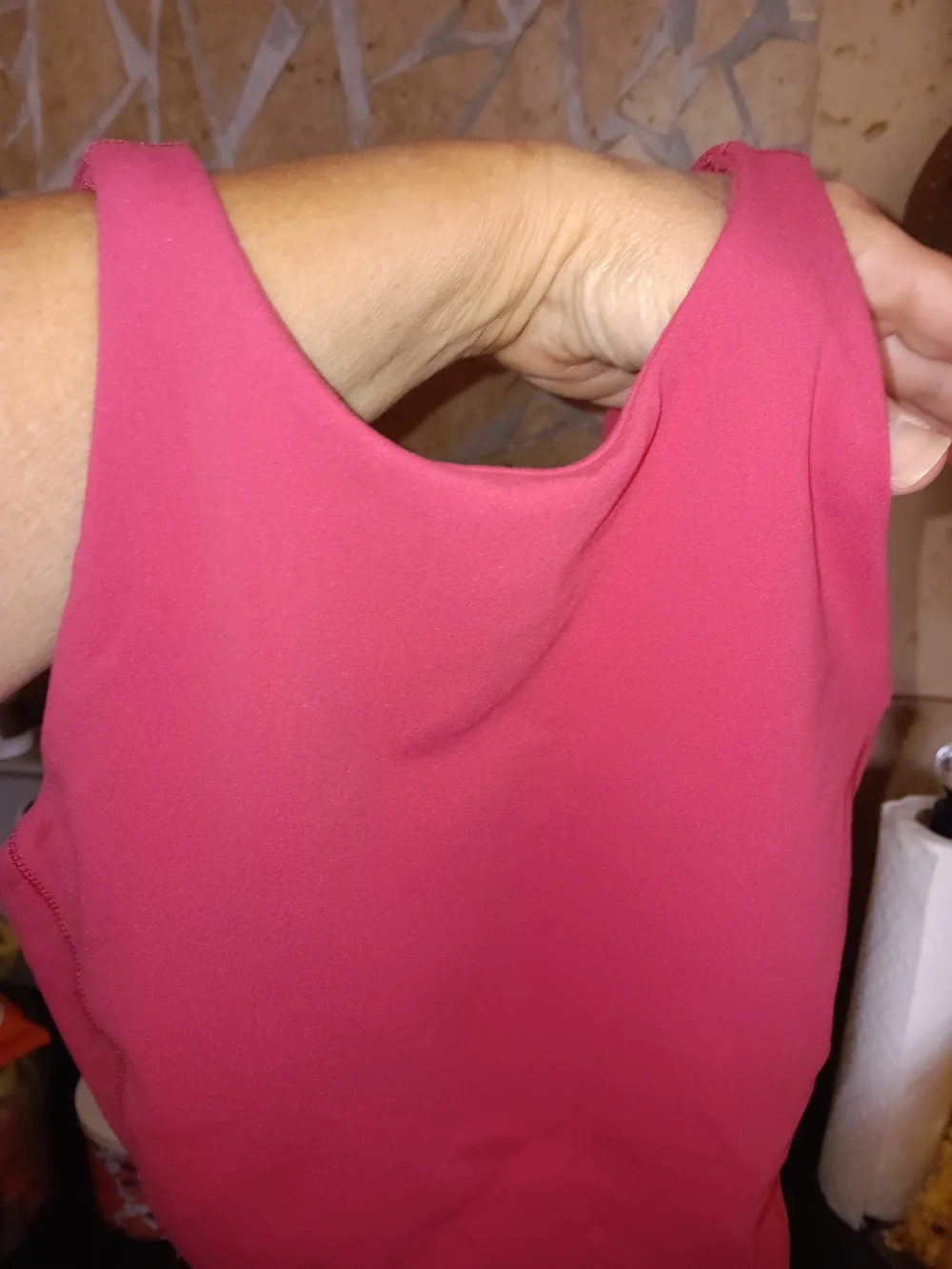 lululemon athletica Hot Pink Highneck Sports Bra. Padded